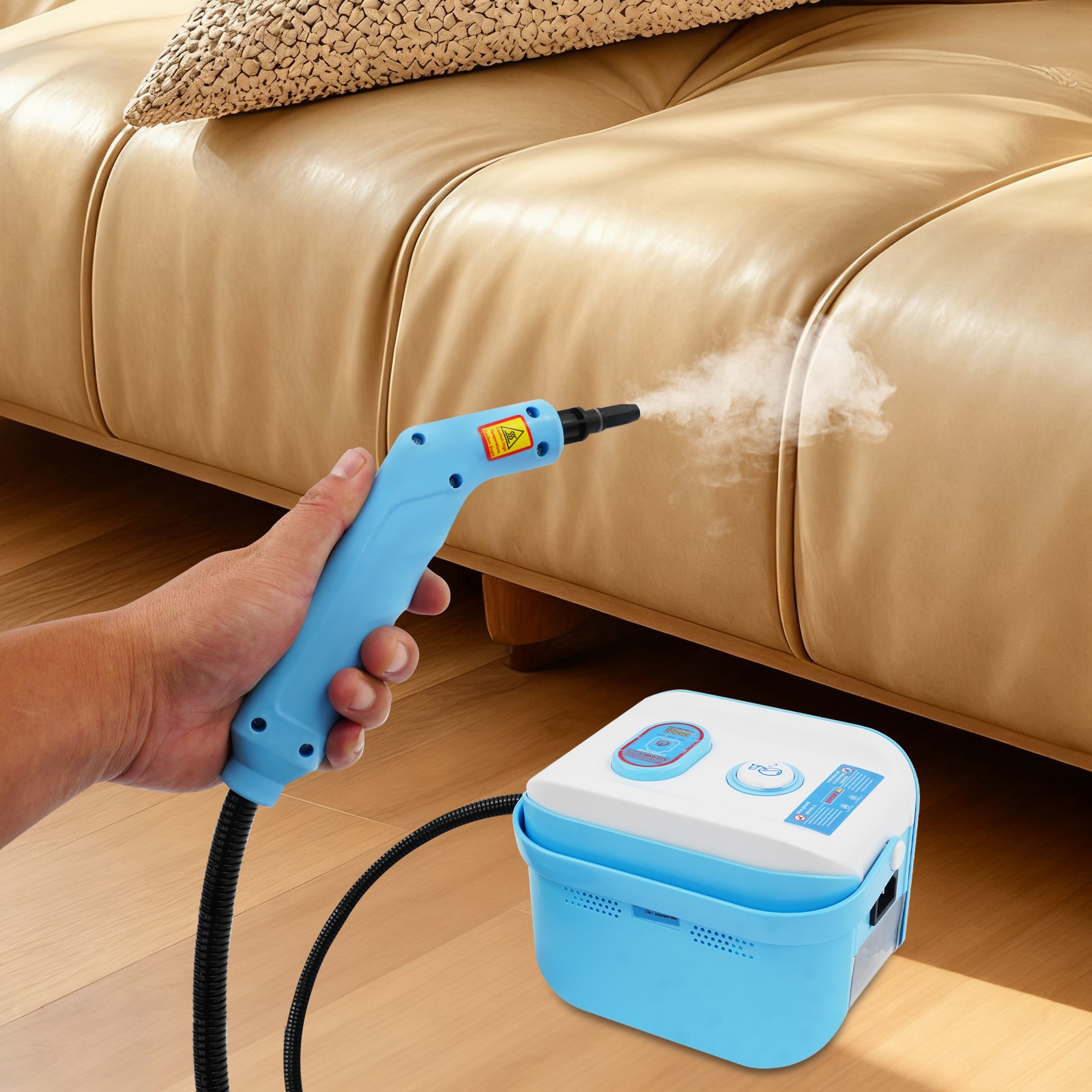 1500W Handheld Steam Cleaner Portable 4.5 Bar With Accessories