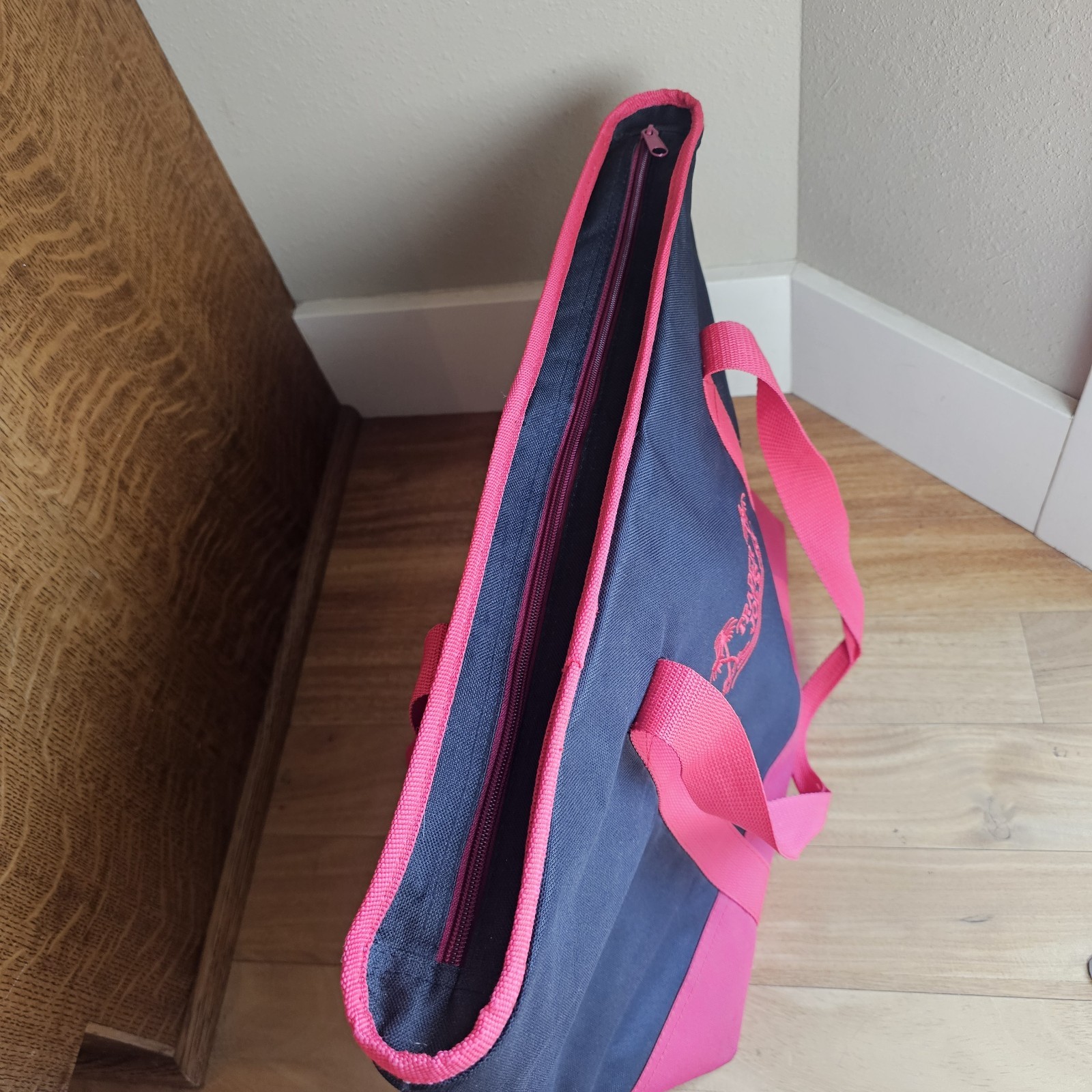 Trader Joe’s Tote Reusable Cooler Bag black and white
