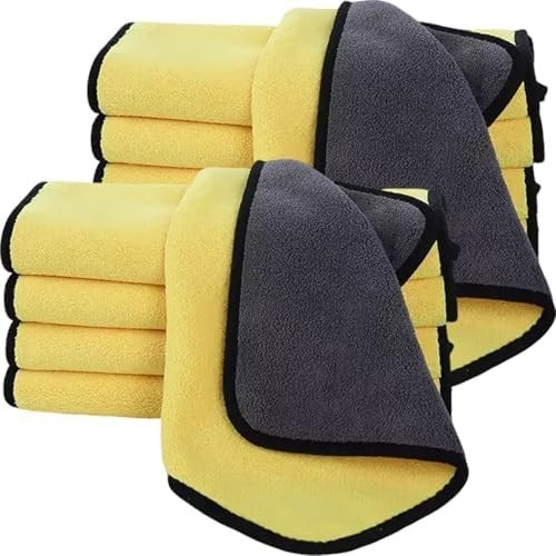 10 Pack Premium Microfiber Towels Coral velvet Washing and Detailing Towels for
