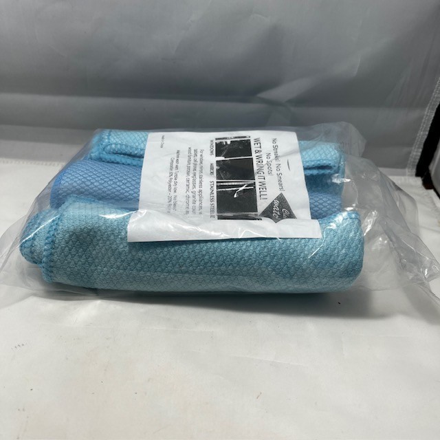 4-PACK Streak-Free Glass and Window Cleaning Cloths – Washable and Reusable