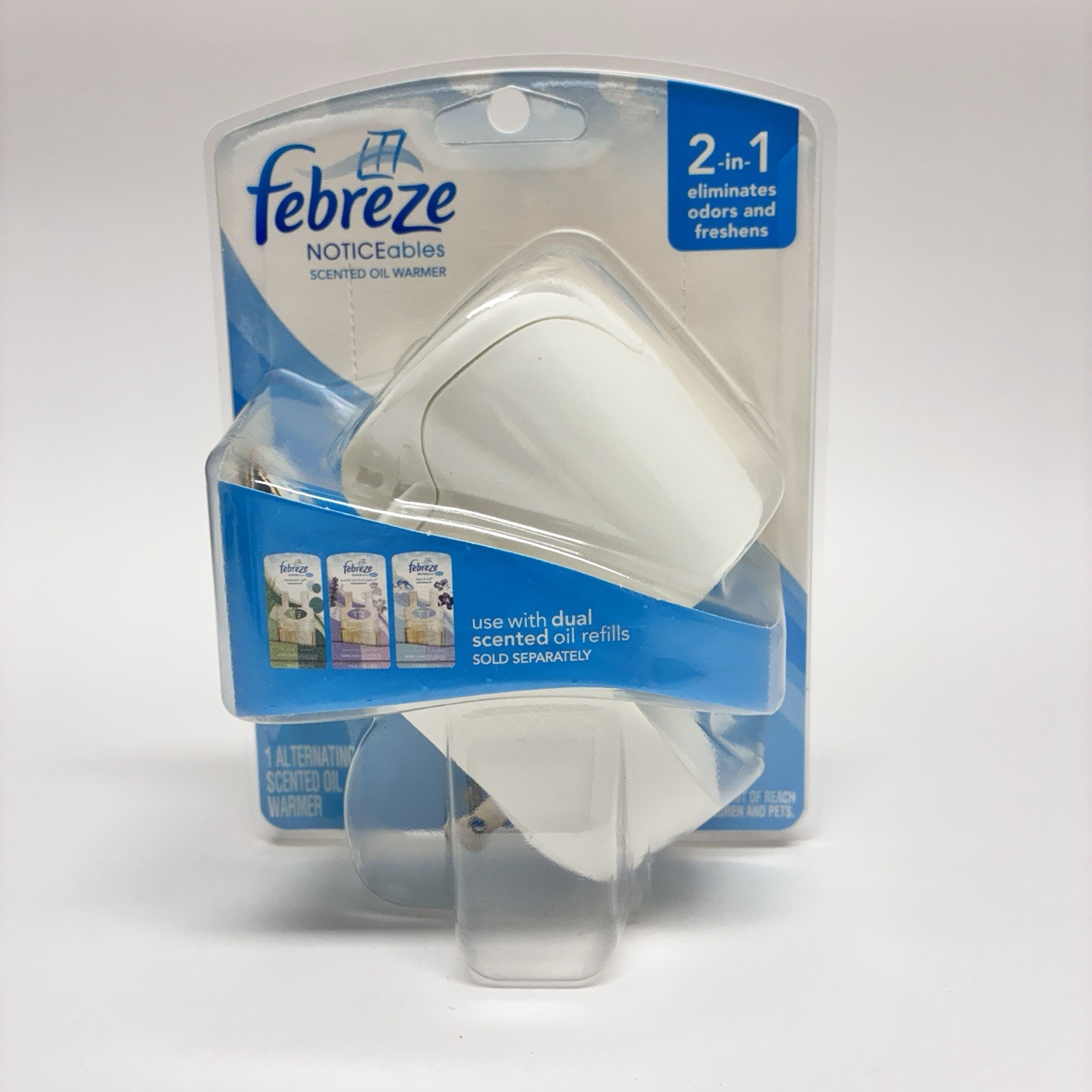 Febreze Noticeables 2 IN 1 Alternating Scented Oil Plug In Warmer | NEW SEALED