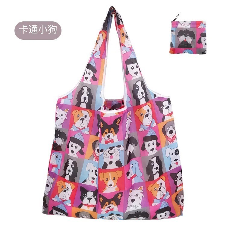 Large Reusable Eco-Friendly Folding Shopping Bag Portable Grocery Foldable Tote