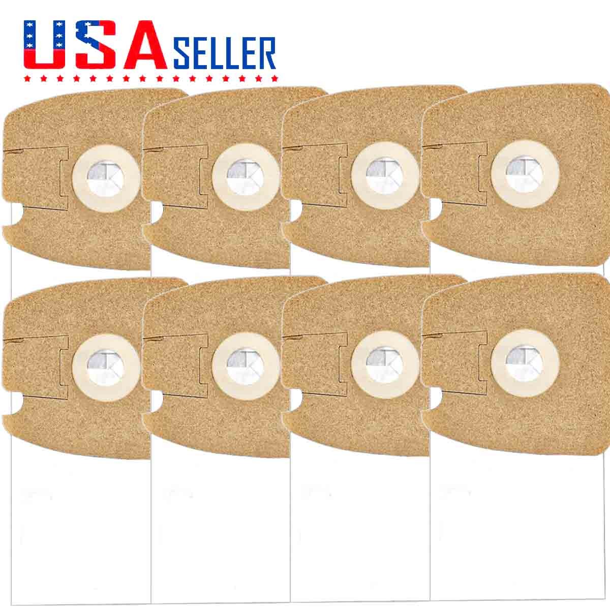8 Pack Style MM Vacuum Bags for Eureka Mighty Mite 3670 and 3680 Series Canister
