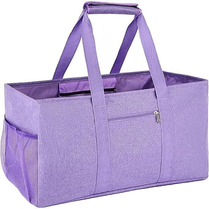 Extra Large Utility Tote BagReusable Shopping Bags with Handles – WaterproofF…