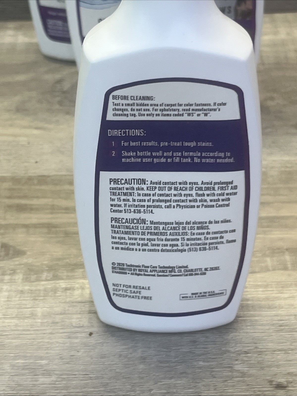 Hoover Paws & Claws Spot Cleaner Carpet Cleaning Formula 6 oz NEW Lot Of 4