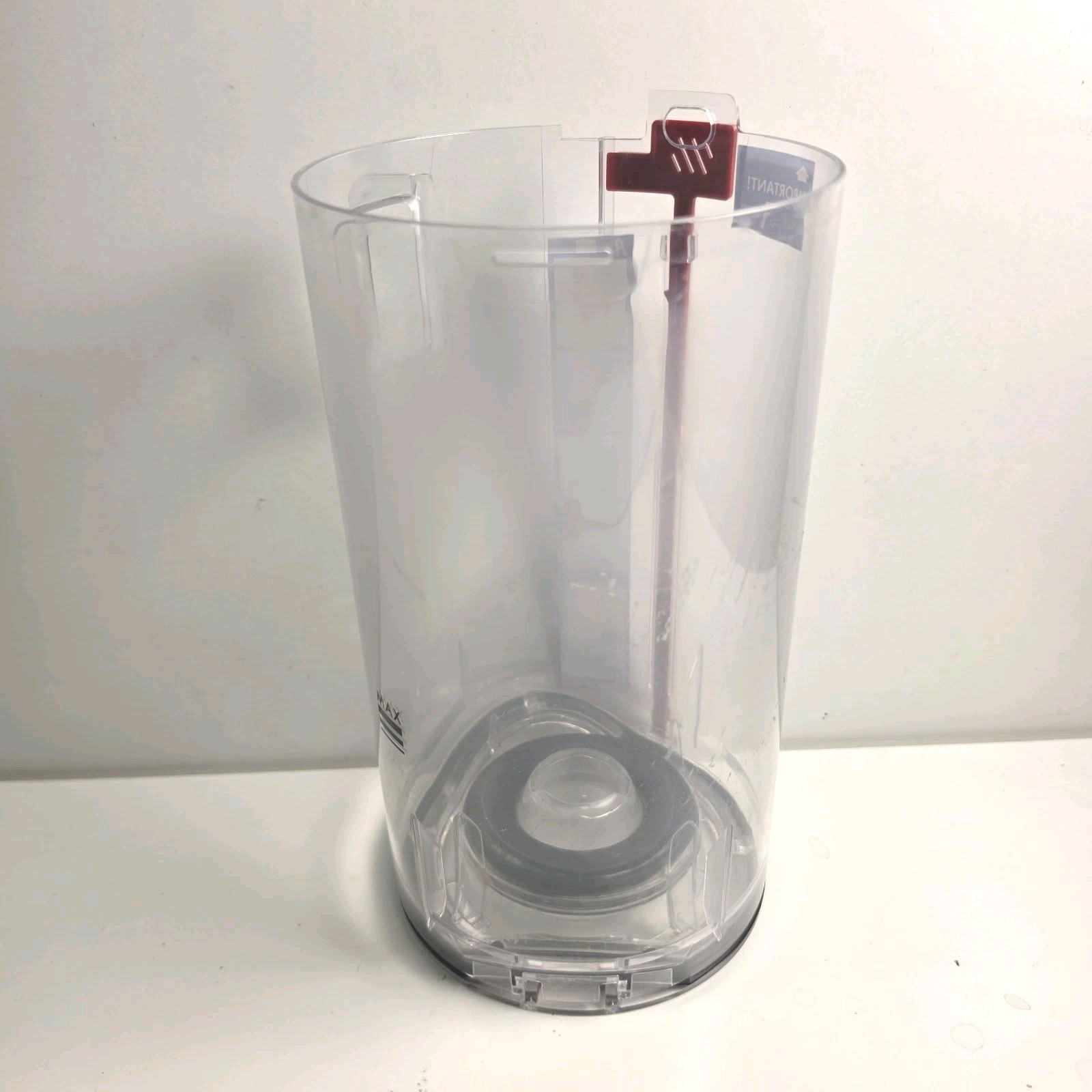 Dyson DC40 UP16 UP19 CANISTER DUST BIN DIRT CUP ONLY OEM Part # 923585-01 Red