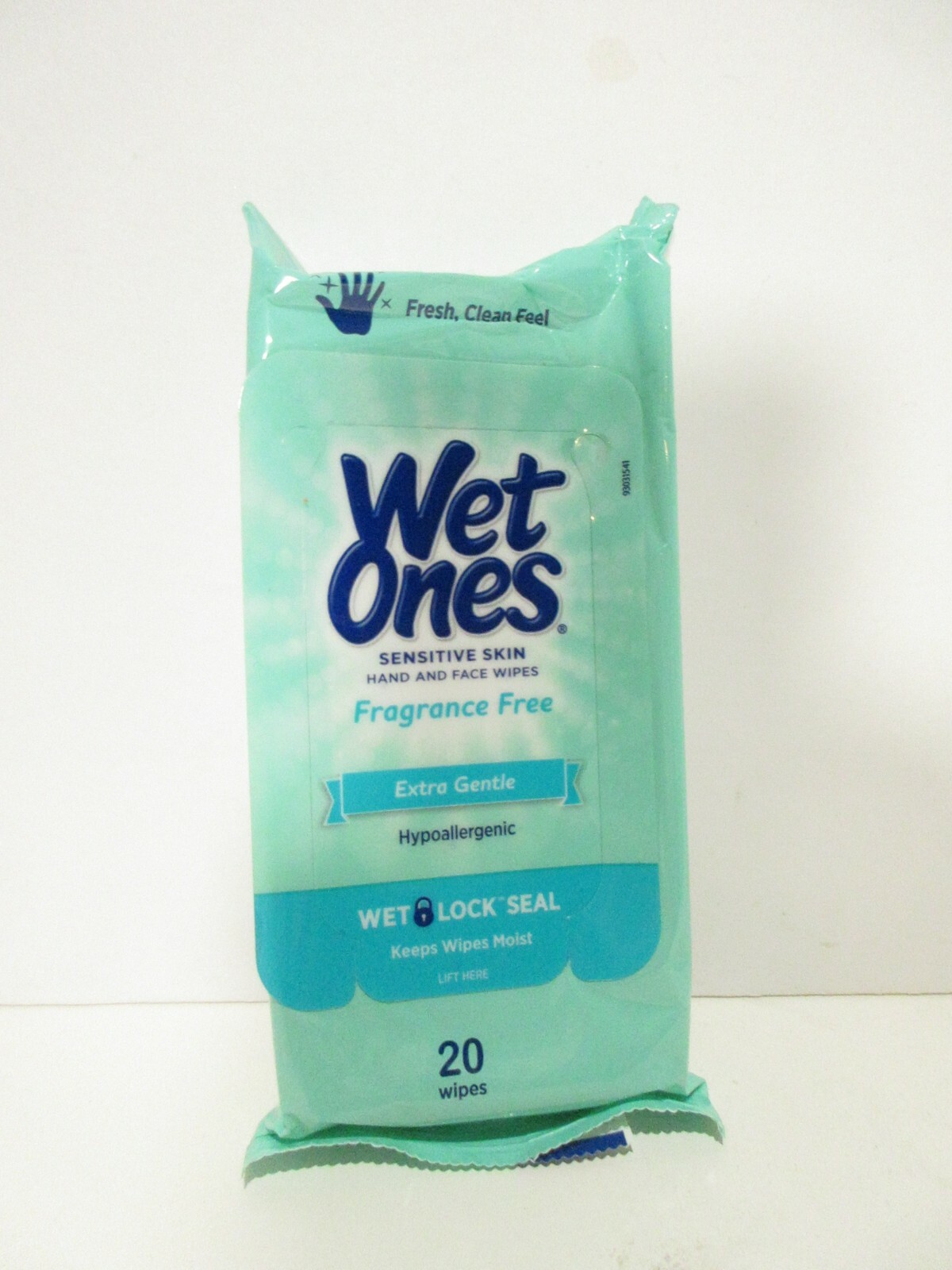 WET ONES Sensitive Skin Hand Wipes, Extra Gentle Unscented 20 ea (2 Pack)