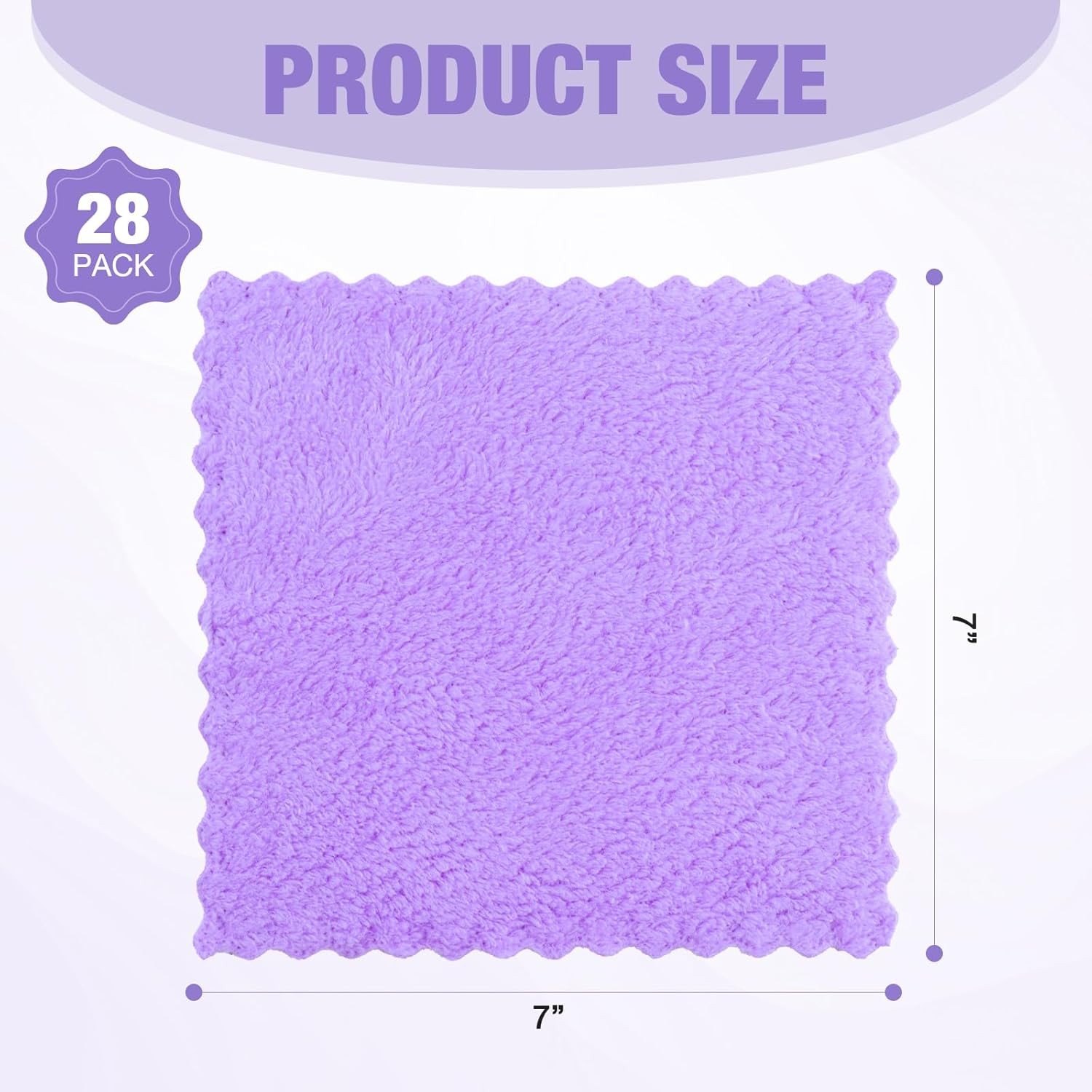 28 Pack Makeup Remover Cloths, Super Soft Premium Coral Velvet Facial Cleansing