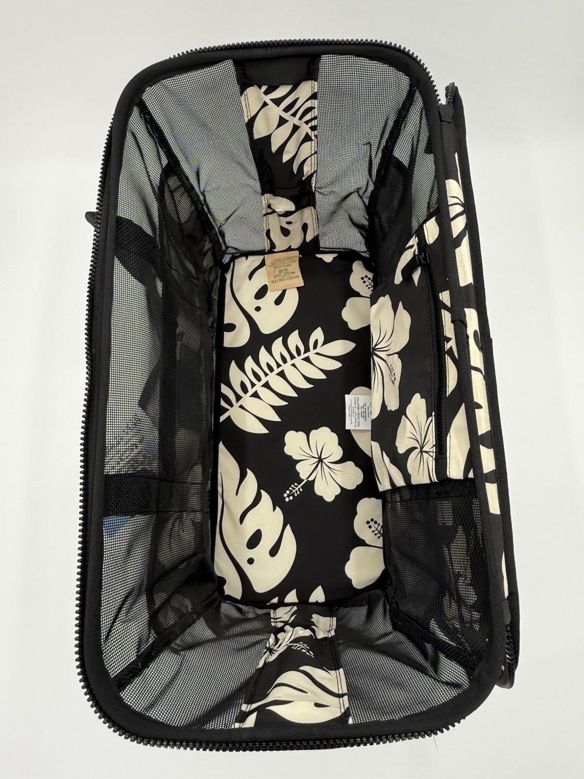 Aloha Collection CleverMade Collapsible Beach Tote Bag Set of 2 Hawaii