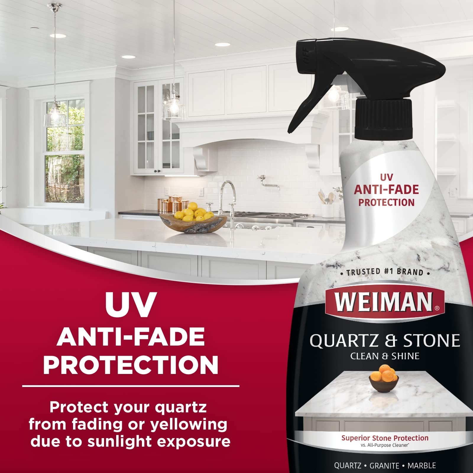 Weiman Quartz Countertop Cleaner and Polish – Clean and Shine Your Countertop…
