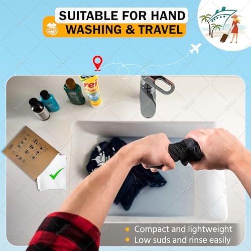 Eco-Friendly Portable Laundry Detergent Sheets – 3-in-1 Travel Laundry Strips