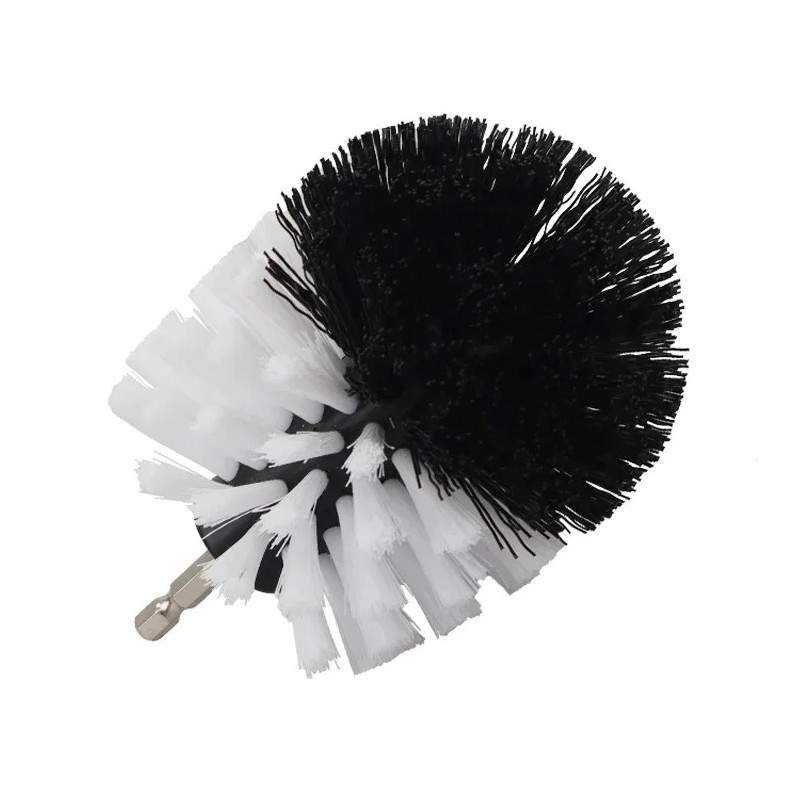 Drill Brush Power Scrubber Set 2–5in Nylon Cleaning Brushes for Bathroom Kitchen