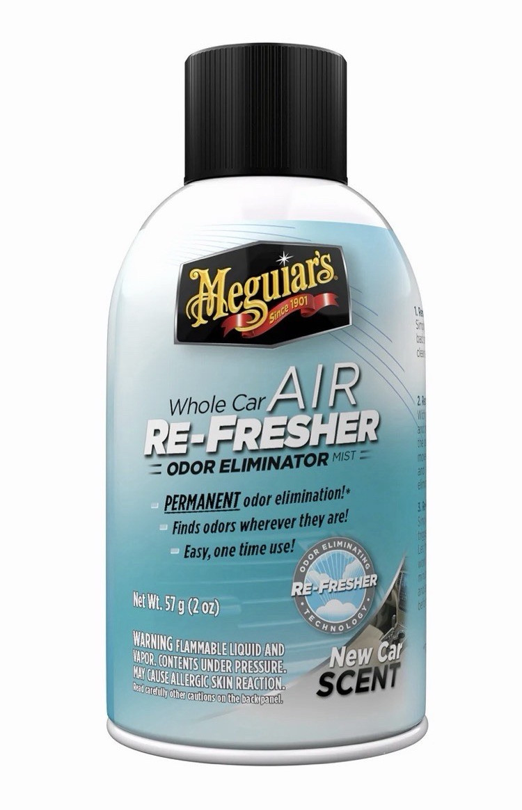 Meguiar’s Whole Car Odor Eliminator Mist, New Car Scent, 2 oz Aerosol