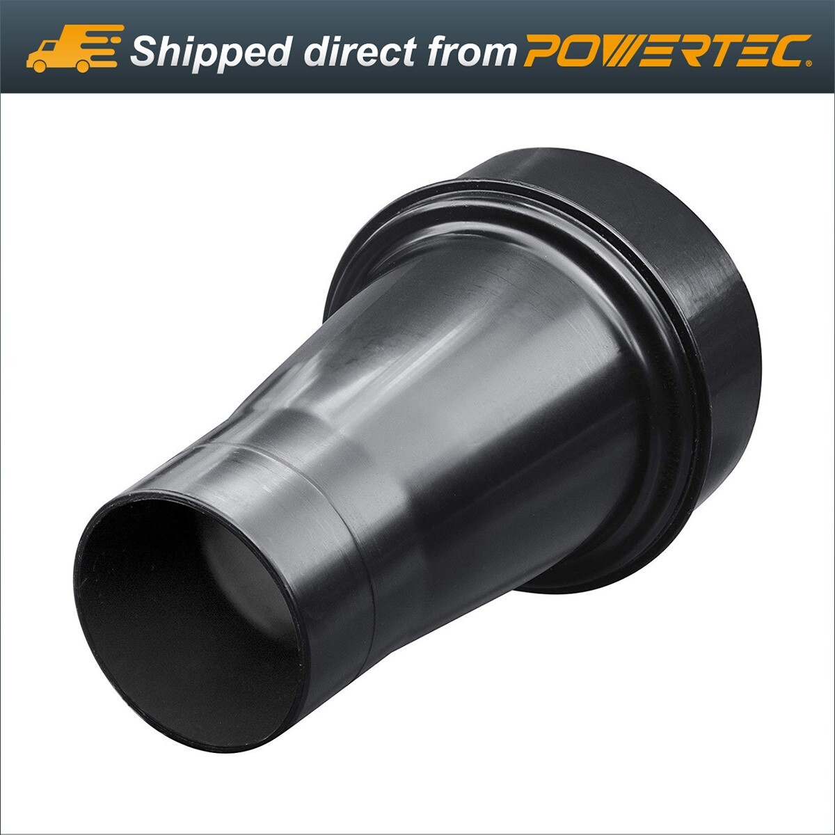 POWERTEC 70147 Tapered Adapter, 4-Inch to 2-1/4-Inch