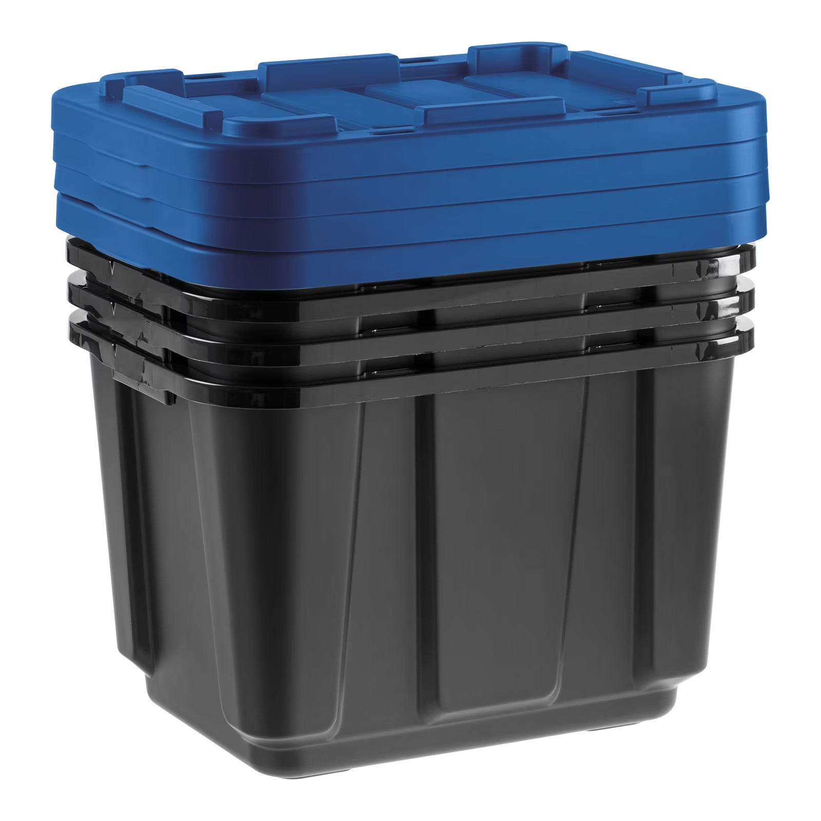 [4 PACK] IRIS 12 Gal Plastic Storage Containers Latching Lids