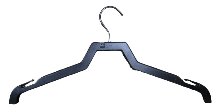 Nike Plastic Heavy Duty 18″ Width Clothes Gown Top Coat Hanger w/Notches Black