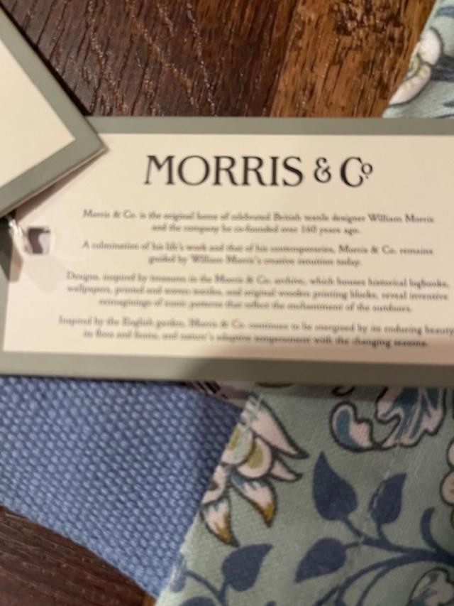 BRAND NEW! MORRIS & CO- 100% Cotton Canvas “HYACINTH” Floral Tote Bag – SO COOL!