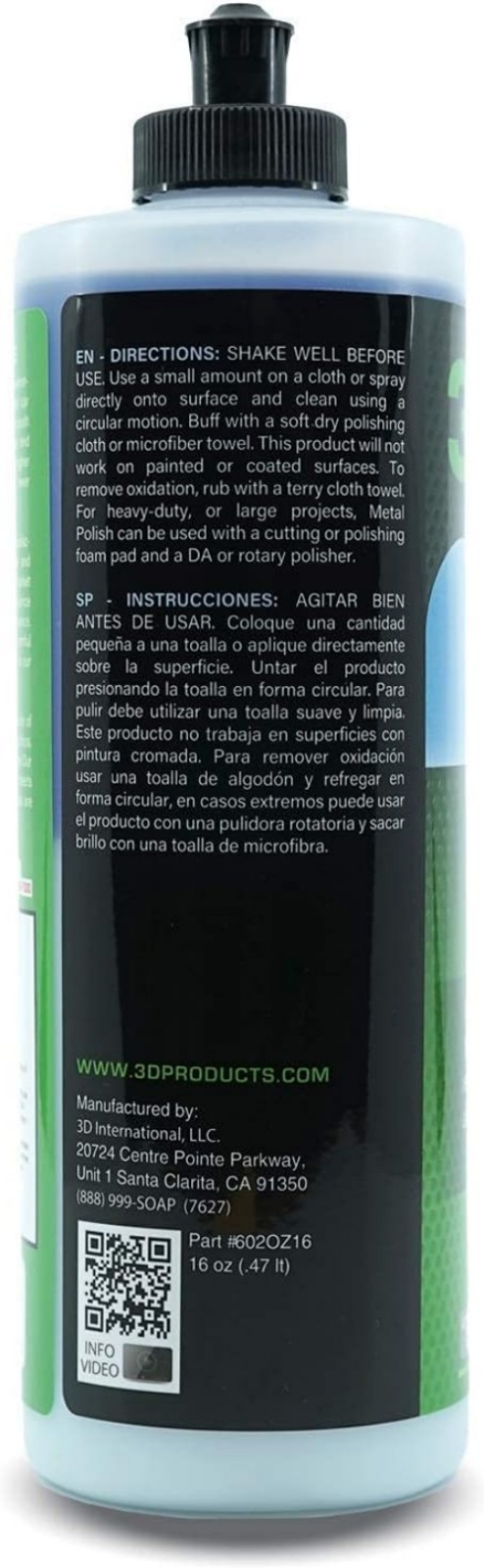 Metal Polish – Heavy Duty Car Metal Polish for Aluminum, Chrome, Brass, Coppe…