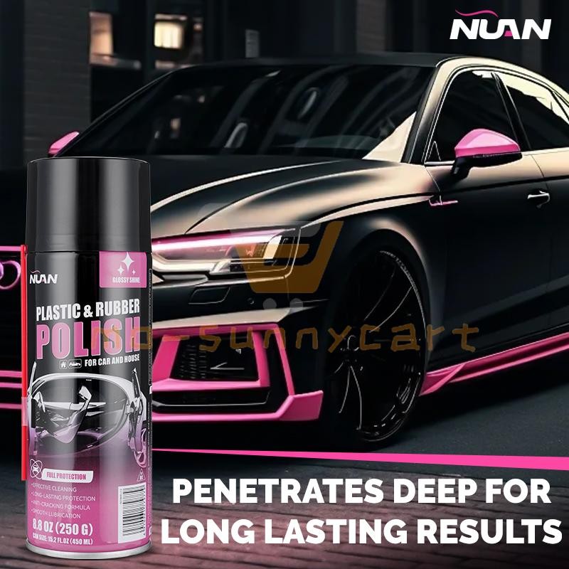 3PCS Polishing Cleaner Car Interior, Car Interior Detailer and Cleaner 450ml USA