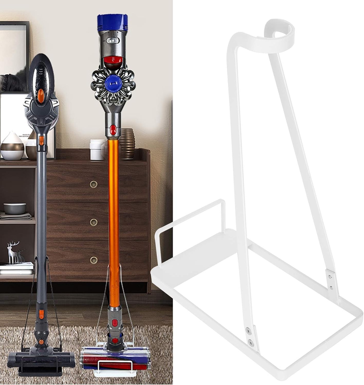 Vacuum Cleaner Rack Support Stand Holder Organizer Punch Free