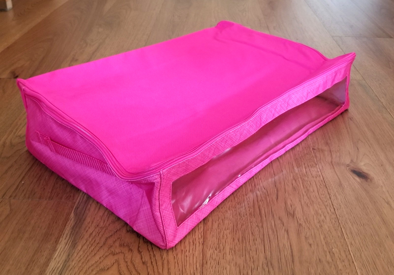 NEW! Thirty One Perfect Fit Organizer Pink Cross Pop Under Bed Storage Fabric
