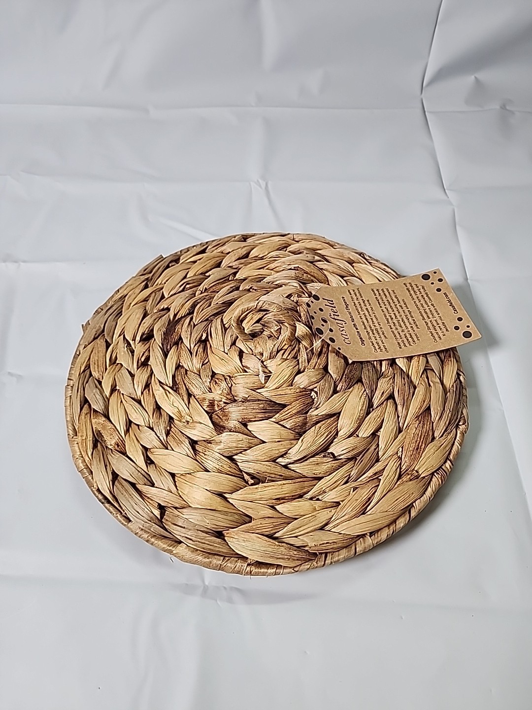 Bathroom Trash Can Replacement Lid Only Hyacinth Seagrass Wicker Waste Basket