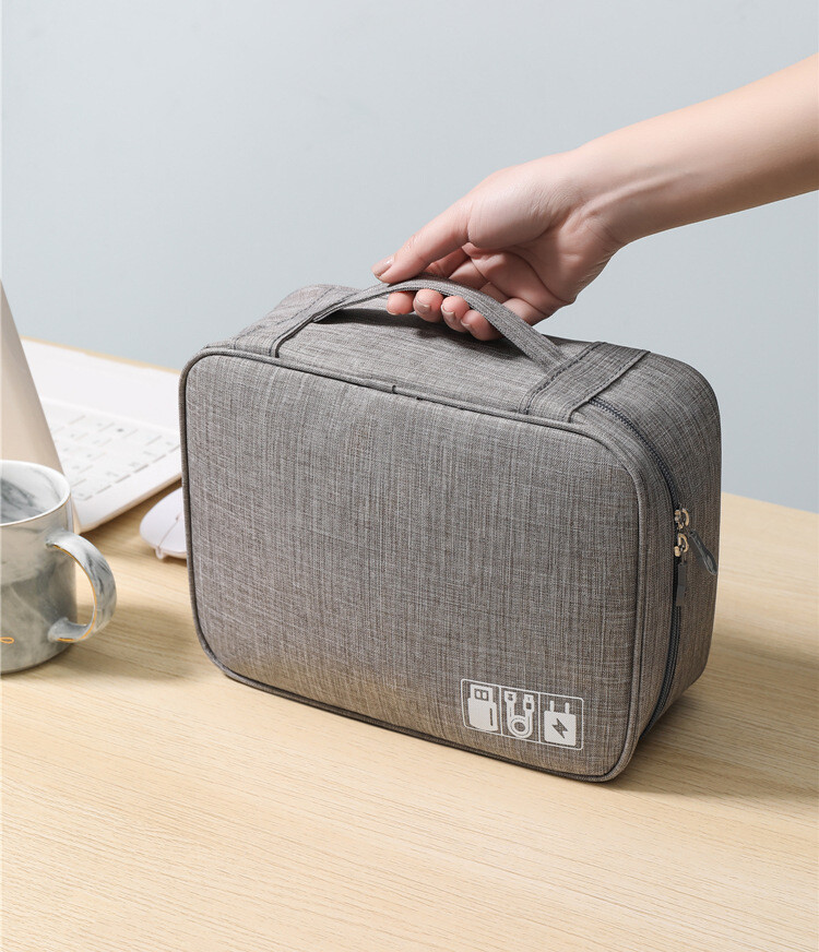 Travel Cable Bag Organizer Charger Storage Electronics USB Case Cord Accessories