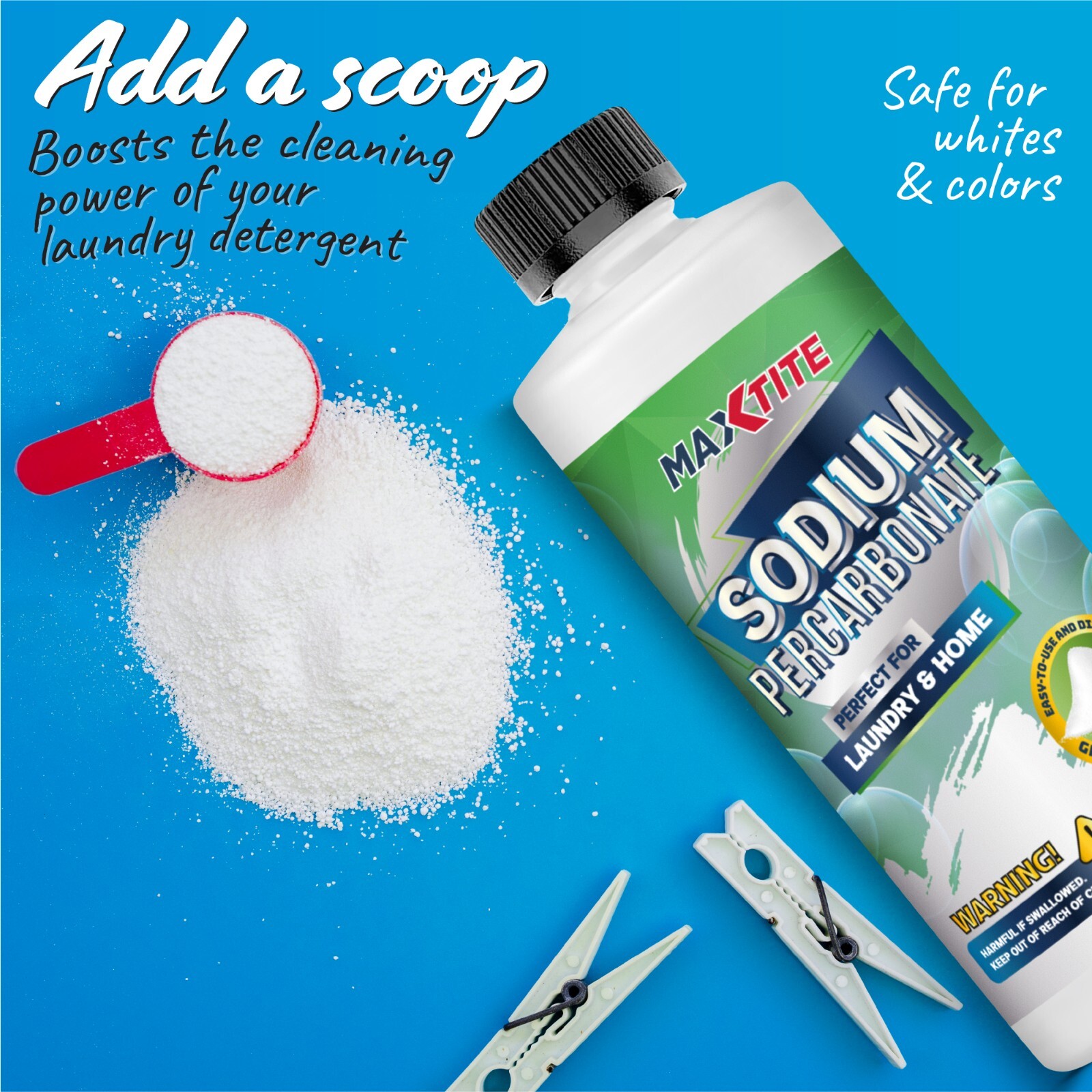 Sodium Percarbonate (45 lbs) – 100% Pure Uncoated Solid Hydrogen Peroxide