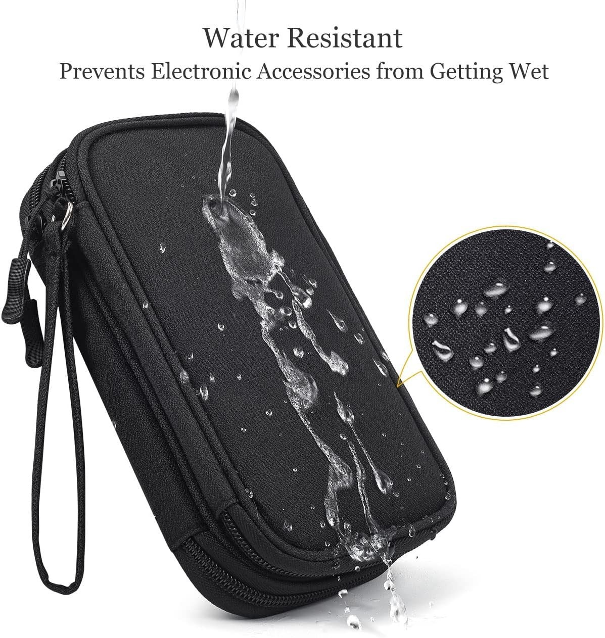 Electronics Accessories Organizer Bag Portable Tech Gear Travel Case for Charger
