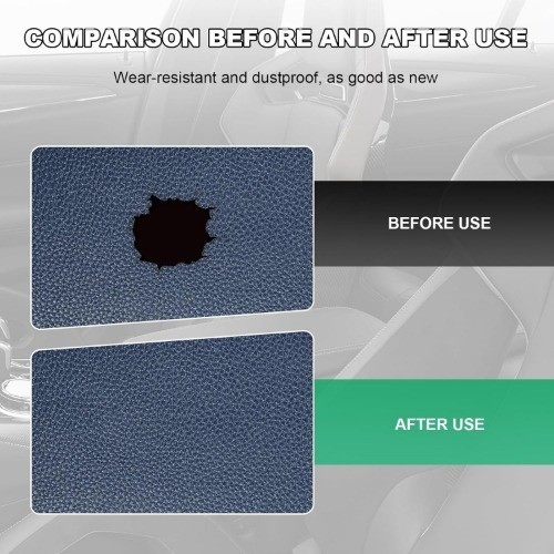 2 PCS Leather Repair Patch Tape, 4 x Inch PU Vinyl Repair P Color: Navy Blue