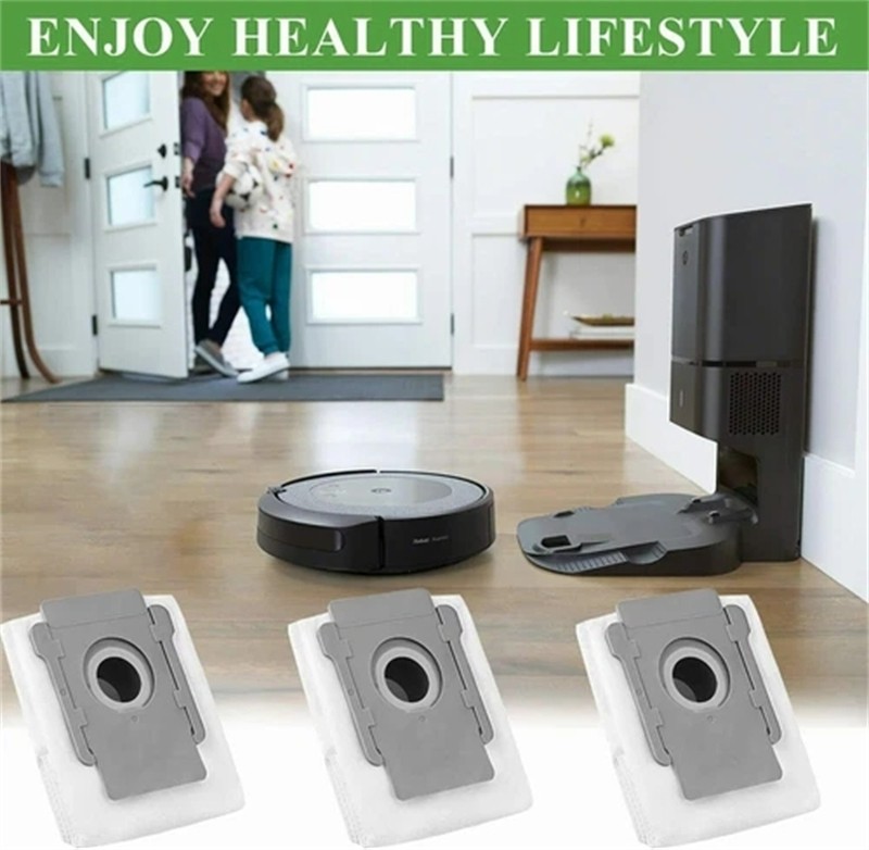 24PCS Vacuum Bags for iRobot Roomba i7+i3/E5/E6/S9/ Automatic Dirt Disposal Bags
