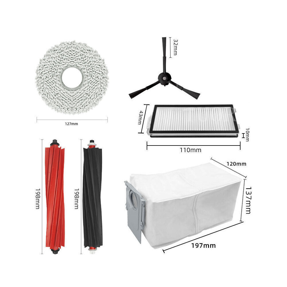 Accessories Kit For Roborock Q Revo Master Robot Vacuum Cleaner Brush Filter NEW