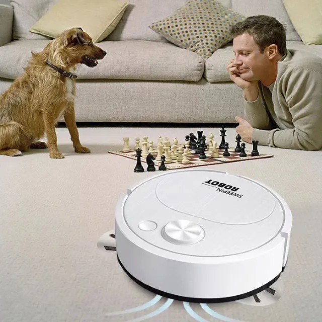 Robot Vacuum Cleaner Sweep 3 in1 Wet Mopping Floors Smart Home Sweeping Cleaning