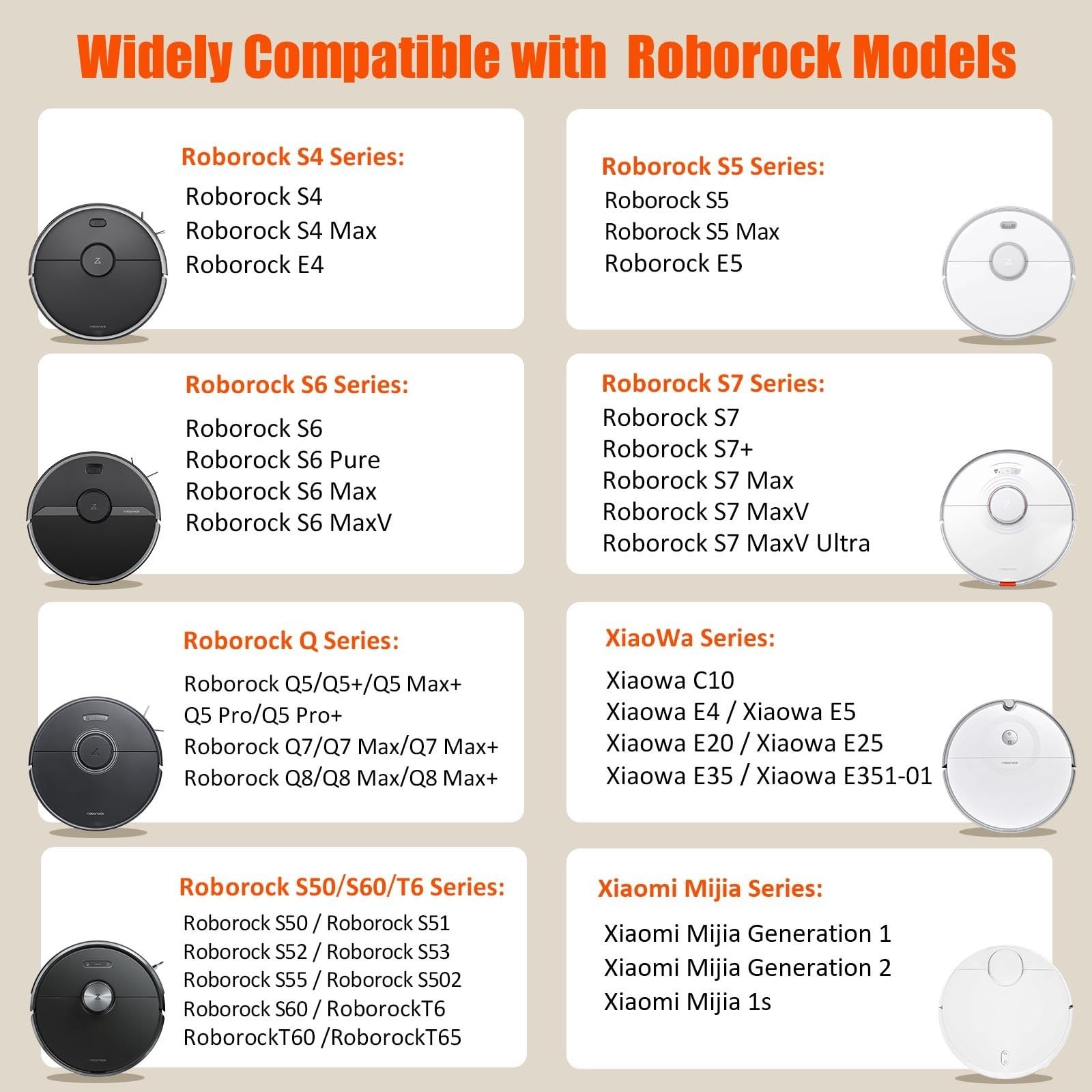High-Capacity 6700mAh Replacement Battery for Roborock S4 S5 S6 S7 Q5 Q7 Xiaomi
