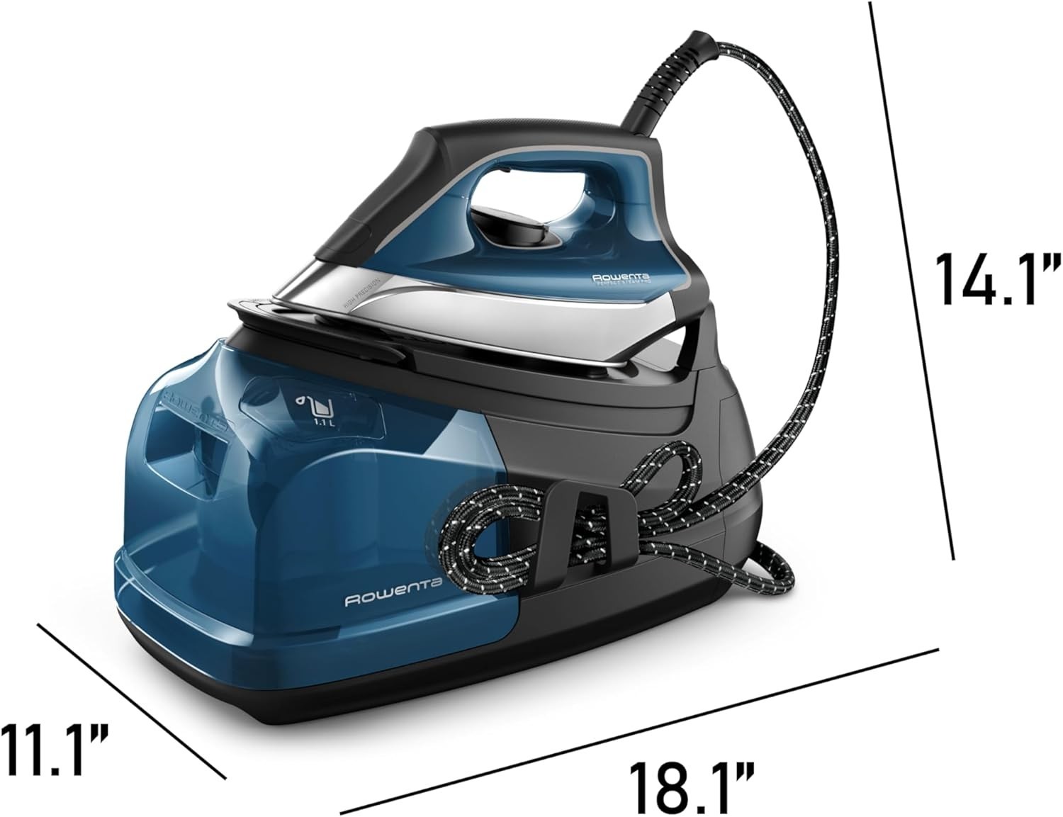 Rowenta Steam Station, Professional Iron Steamer 1.1L Removable Tank DG8624