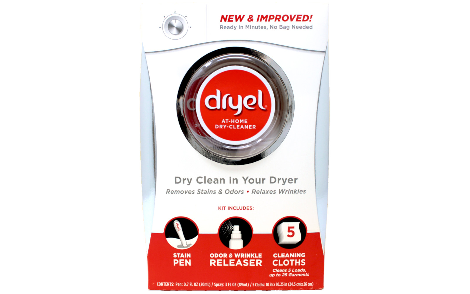 Dryel At-Home Dry Cleaner Kit – 5 Loads