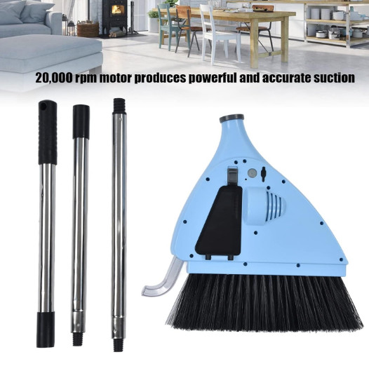 Vacuum Broom, 2 in 1 20,000 rpm Motor Strong Suction Ultra Quiet