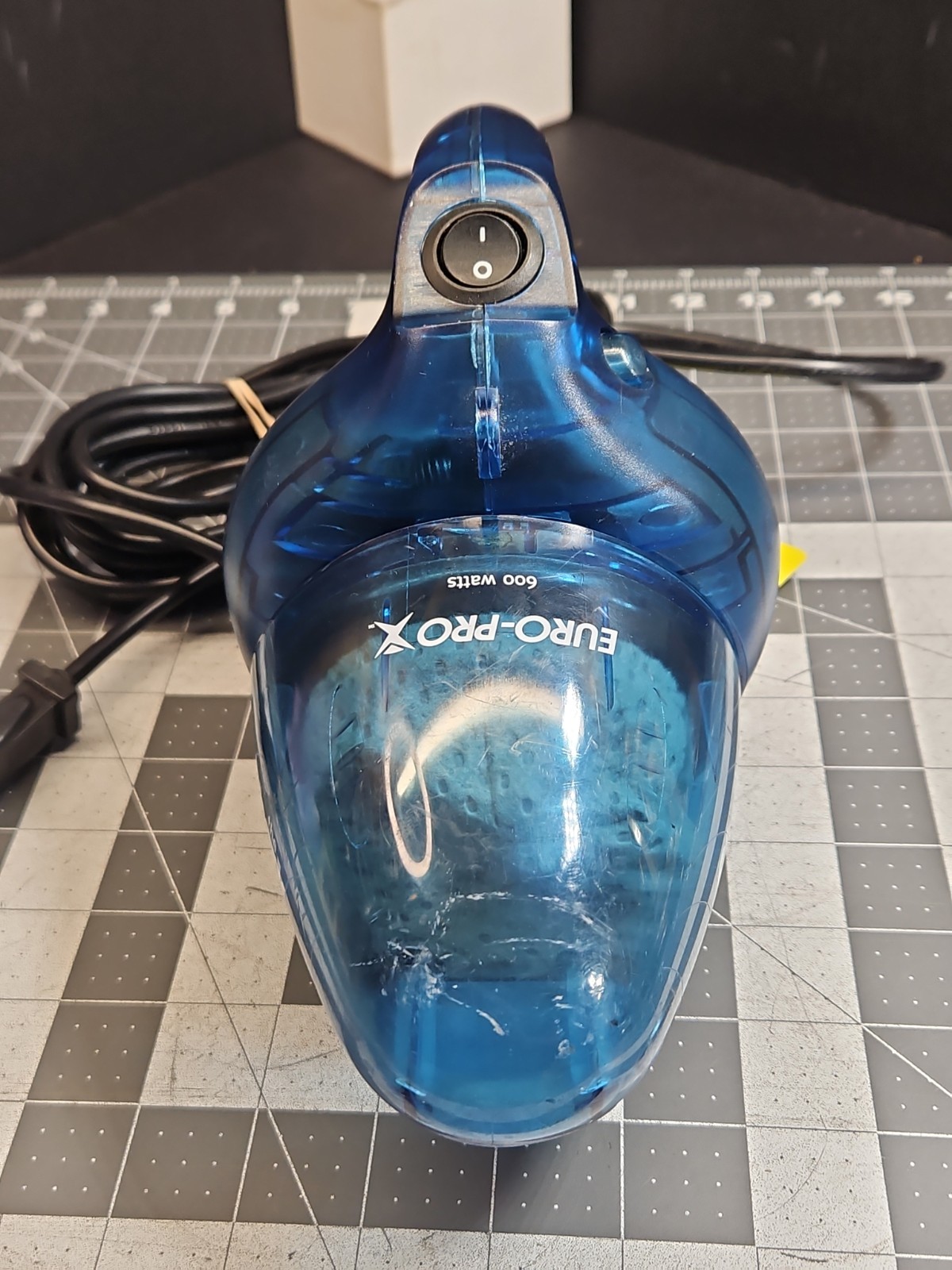 Shark Euro-Pro X Handheld Vacuum 600W Blue Corded Lightweight Small Home Cleaner
