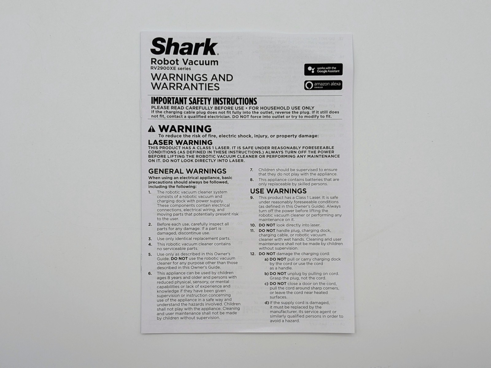Shark – PowerDetect ThermaCharged Robot Vacuum & Mop with Heated Mop Cleaning