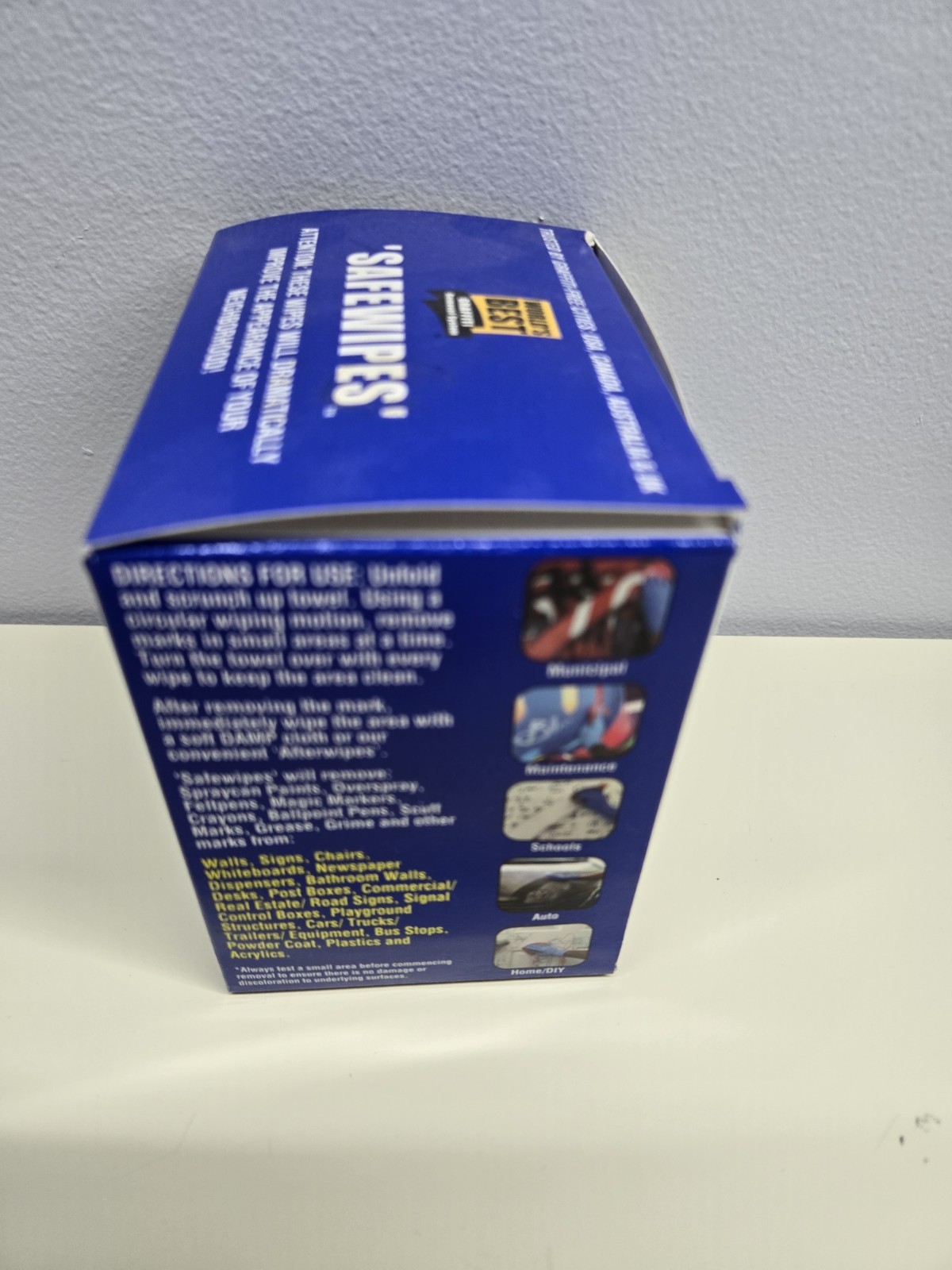 Safewipes Graffiti Remover Surface Cleaning Wipes -20 ct, pack