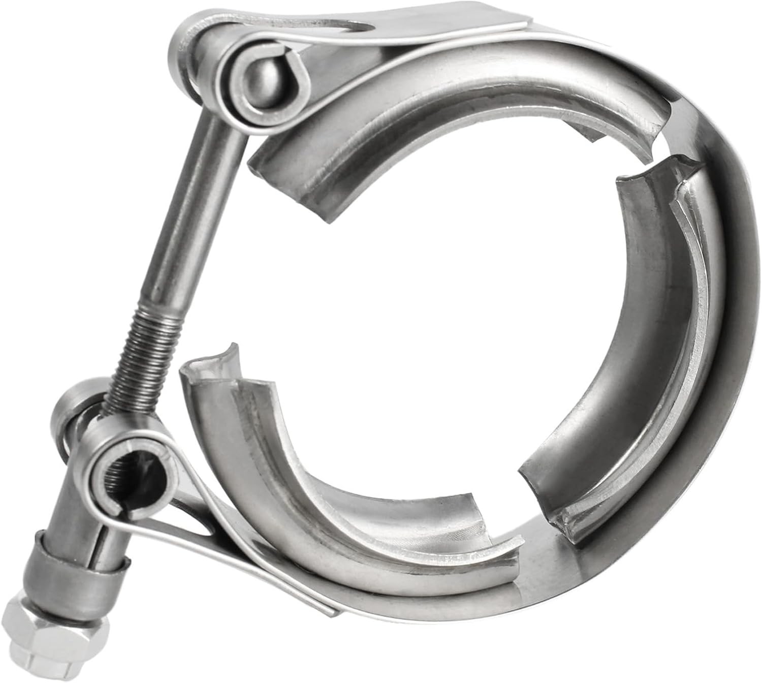 Stainless Steel V Band Clamp for Automobile Exhaust Pipe, Turbo, 1.75Inch