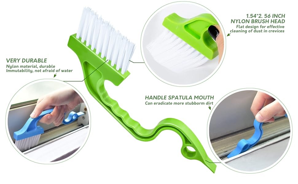 Crevice Gap Cleaning Brush Tool, 6PCS Hand-held Groove Gap Cleaning Tools | 2 in