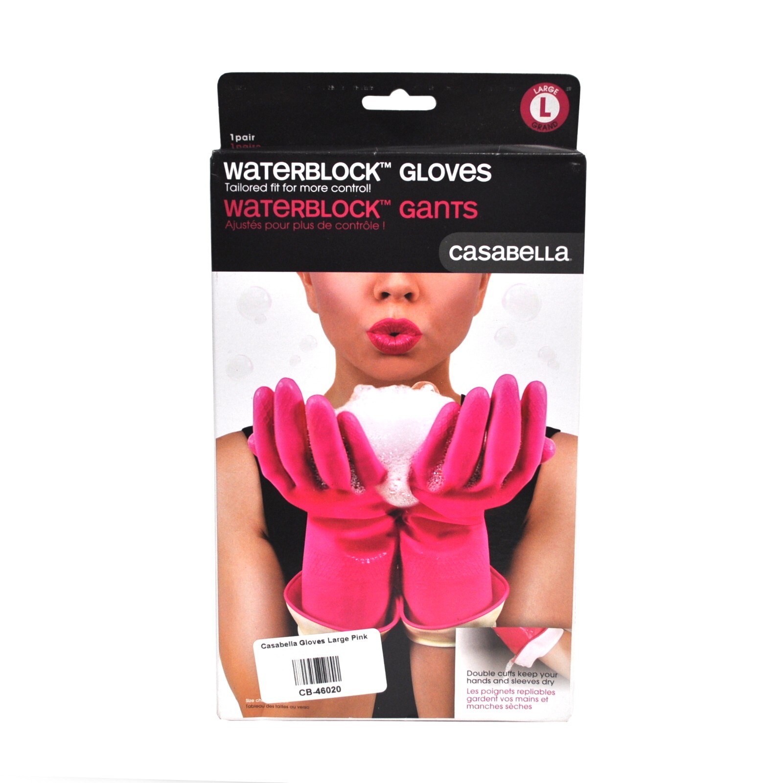 Casabella Water Block Premium Gloves Large Pink