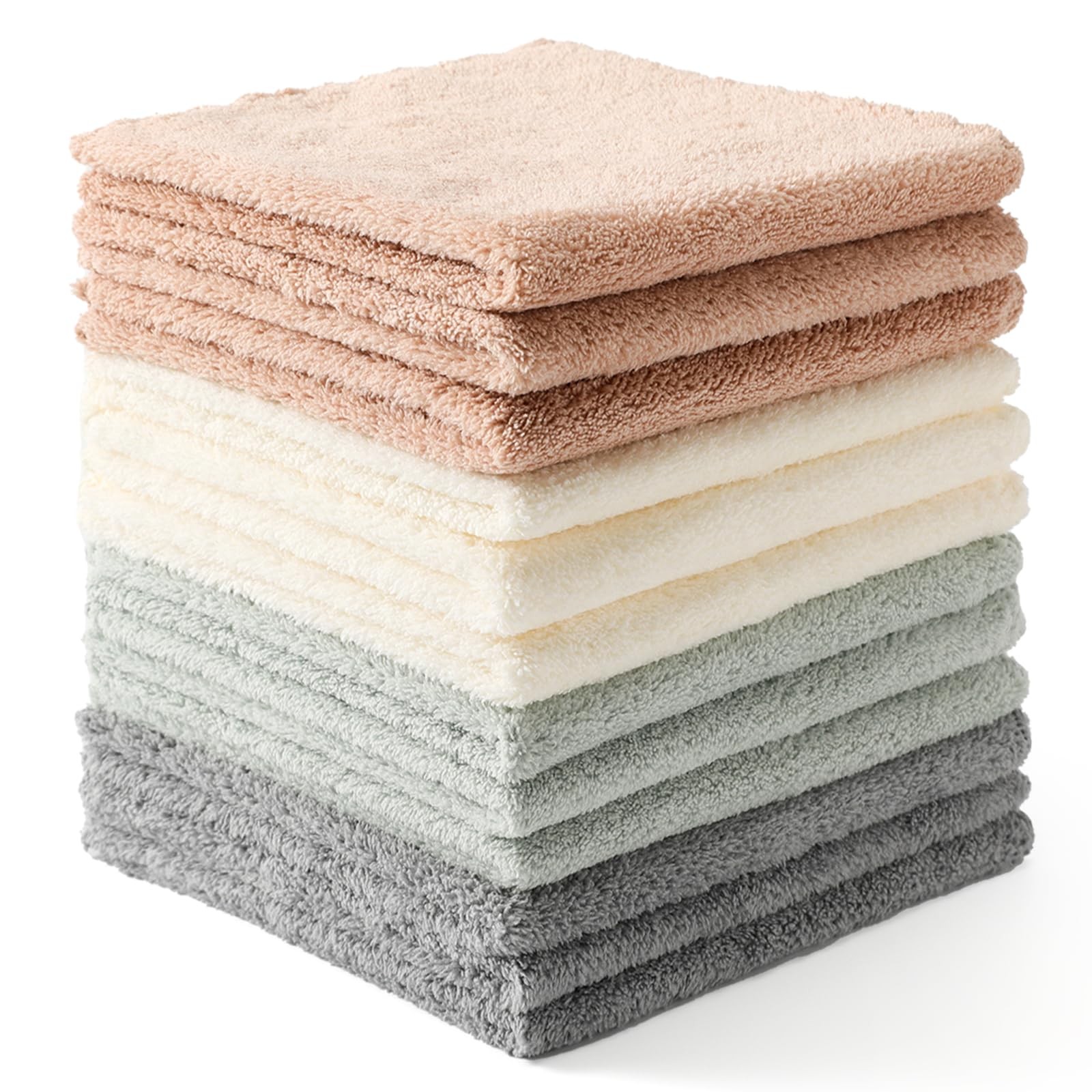 12 Pack Cleaning Cloth,Ultra Soft Absorbent Quick Drying Microfiber Cleaning rag