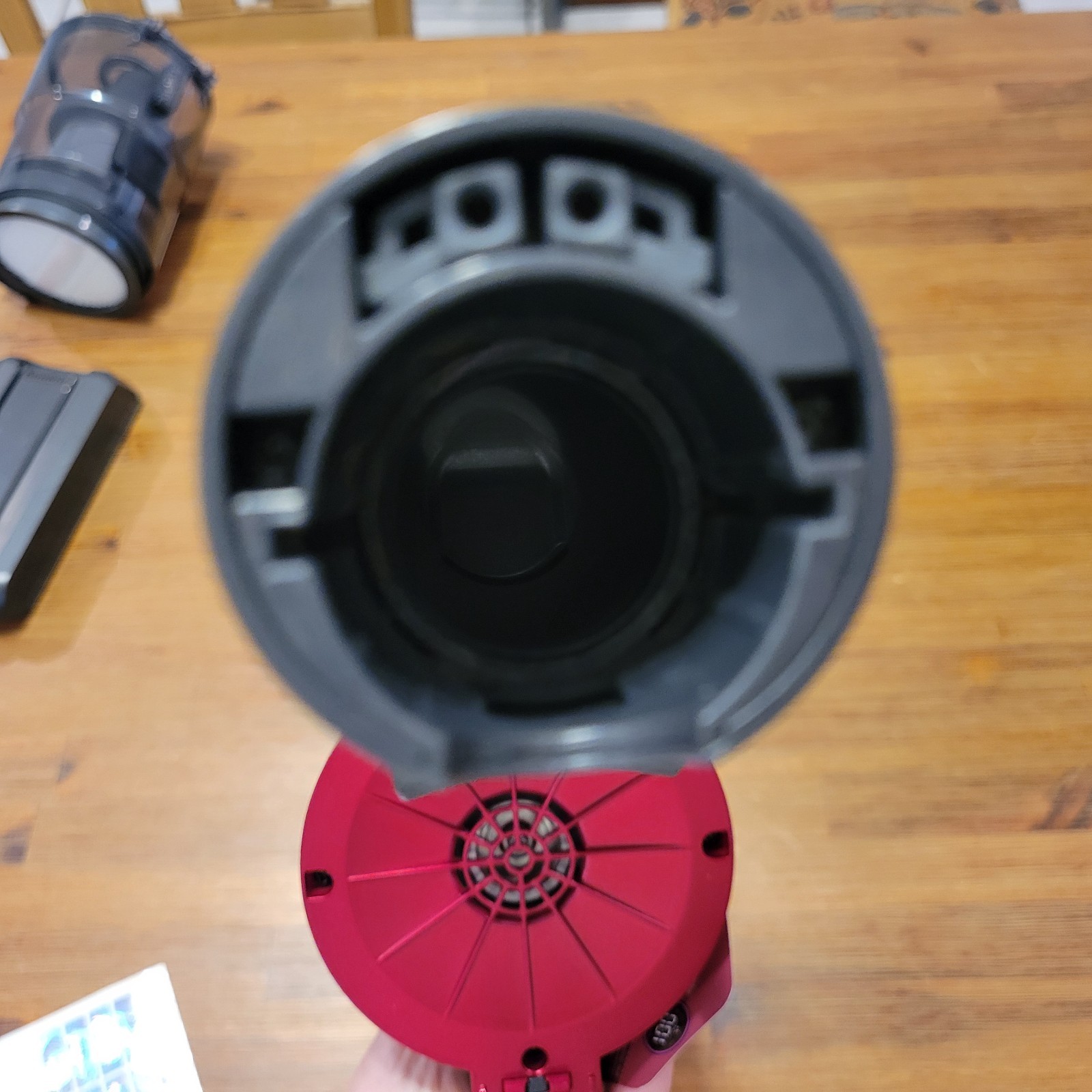 Hompany SmartVac 13 Vacuum Cleaner Main Unit Motor Red Tested Working Part