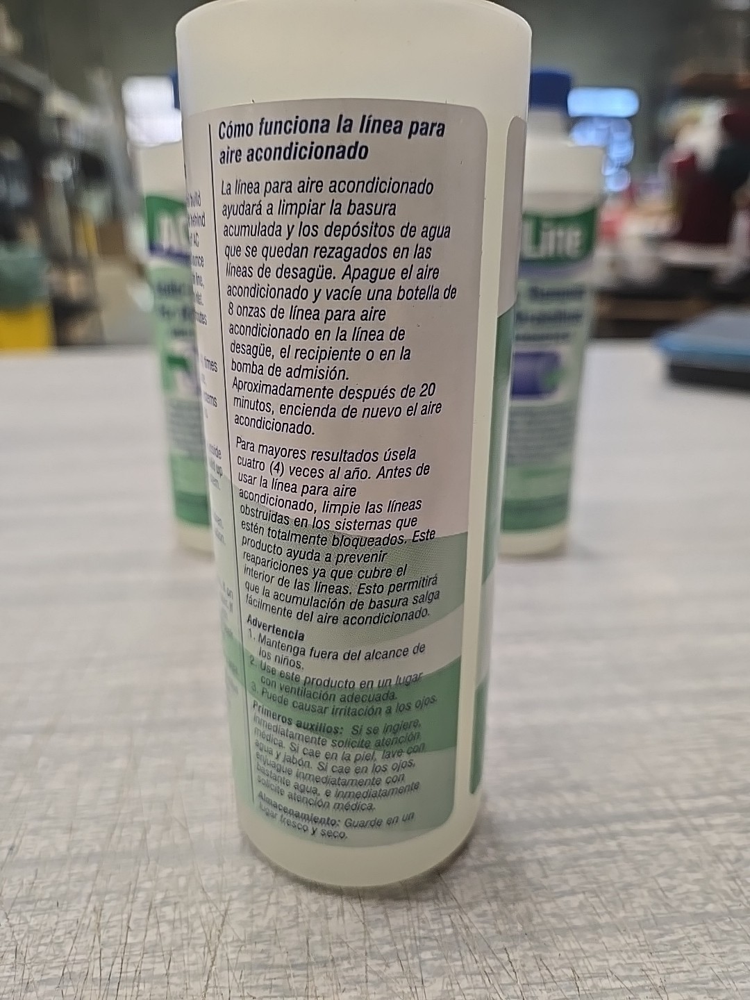 AC Line Build-Up Remover For AC Drainlines- 8 Fl Oz Bottles- PACK OF 4