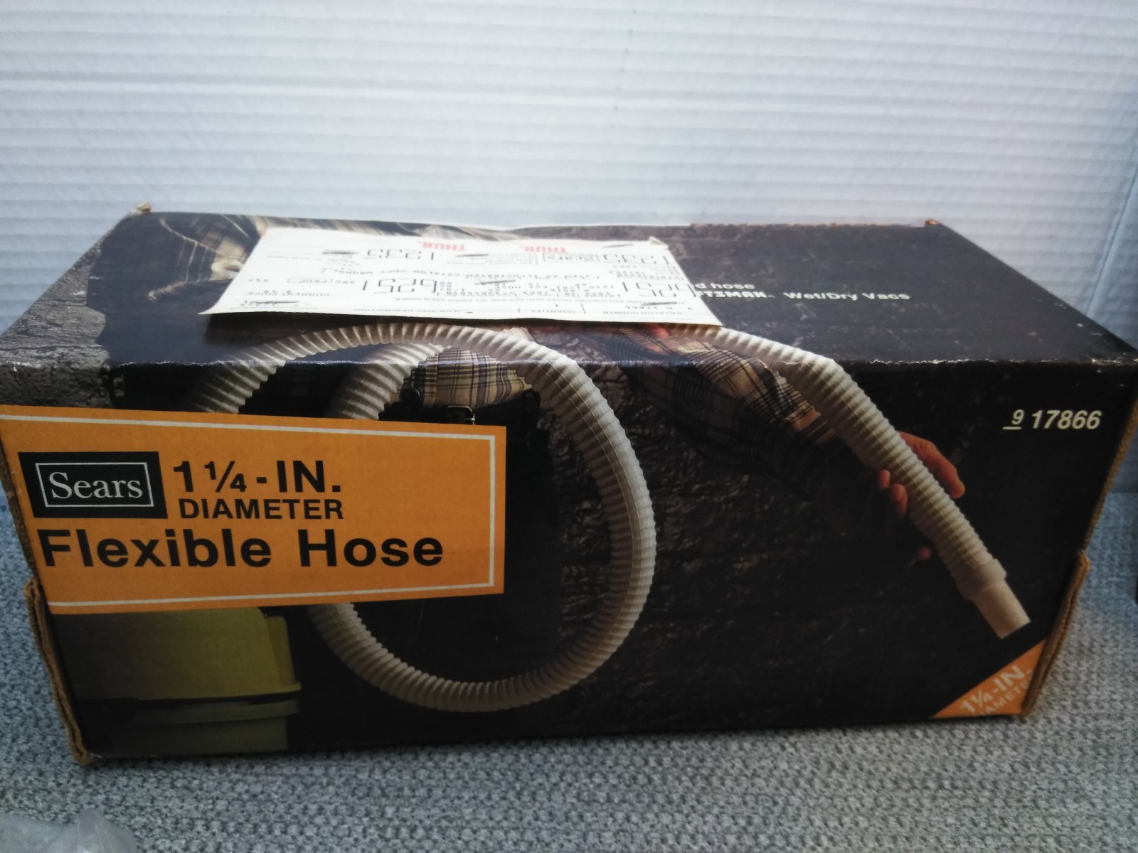 VTG.SEARS 1.1/4” DIAMETER 6FT FLEXIBLE HOSE, FITS SEARS/CRAFTSMAN WET/DRY VACS
