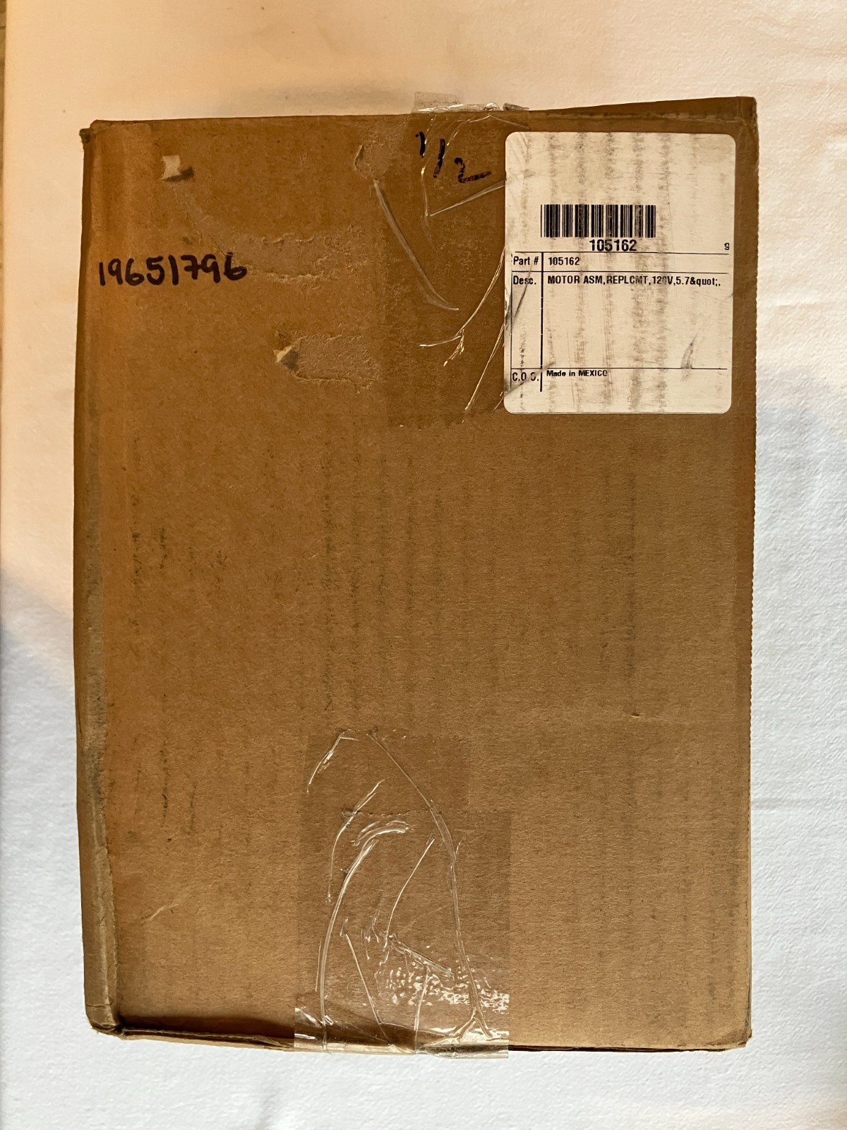 Genuine ProTeam 105162 Backpack Replacement Motor Assembly 120v,119347-07 300821