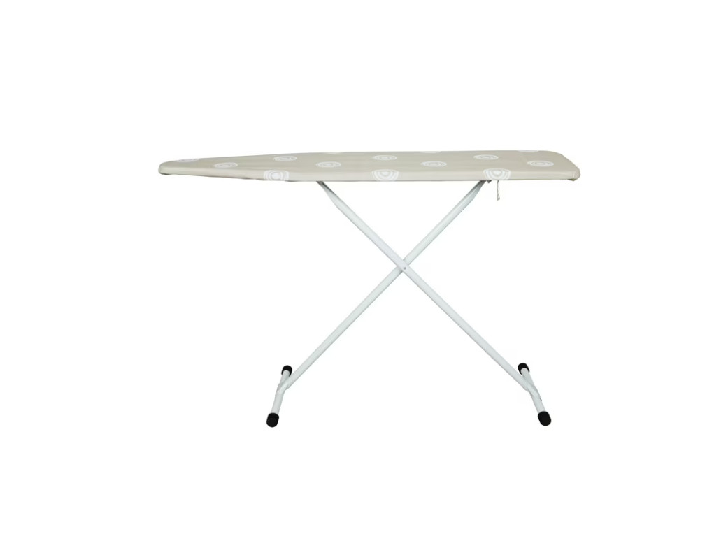 Full‑Size T‑Leg Ironing Board – , Adjustable Height, Steel Frame, Thick Padded