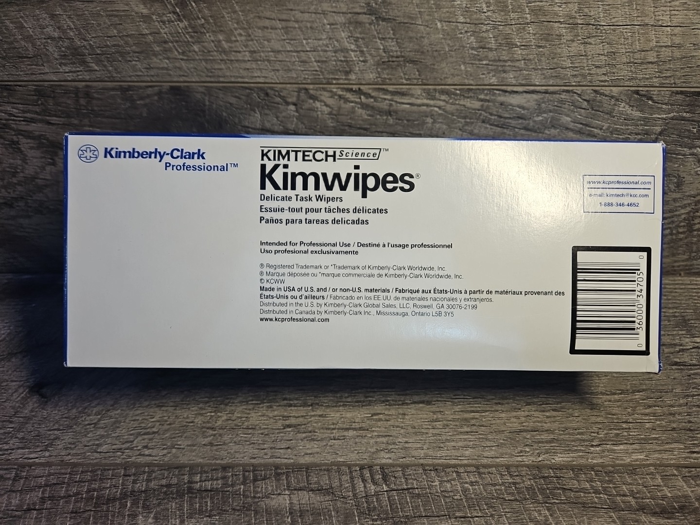 Kimberly Clark Kimwipe Disposable Wipers 120 Count 34705 2 Ply 11.2×12.3″